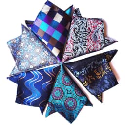 36 Colors Luxury Men's Handkerchief Floral Plaid Stripes Hankies Hanky Business Pocket Square Chest Towel 25*25CM