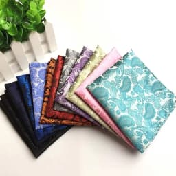 25*25cm Men's Business Suits Pocket Square Handkerchiefs for Wedding Fashion Paisley Dot Hankies Mens Chest Towel Gift