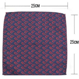 25*25cm Men's Business Suits Pocket Square Handkerchiefs for Wedding Fashion Paisley Dot Hankies Mens Chest Towel Gift