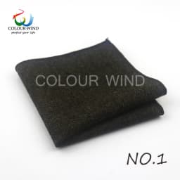 British Style Men's Wool 24*24CM Striped Cotton Handkerchief Vintage Hankies Pocket Square Set Neckwear Suit Accessories Pañuelo