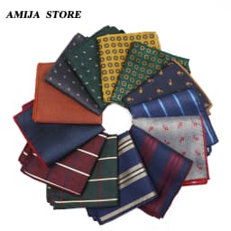 Many Color Men Hanky Pocket Square Paisley Floral Print Handkerchief Flower Towel Wedding Party Gift For Man Accessory Business