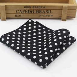 Dot Cotton Handkerchiefs Woven Colorful Printing Round Pocket Square Mens Casual Circle Square Pockets Handkerchief Towels