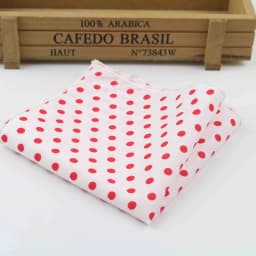 Dot Cotton Handkerchiefs Woven Colorful Printing Round Pocket Square Mens Casual Circle Square Pockets Handkerchief Towels