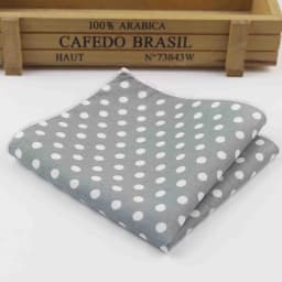 Dot Cotton Handkerchiefs Woven Colorful Printing Round Pocket Square Mens Casual Circle Square Pockets Handkerchief Towels