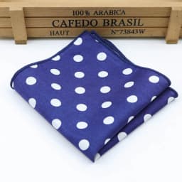 Dot Cotton Handkerchiefs Woven Colorful Printing Round Pocket Square Mens Casual Circle Square Pockets Handkerchief Towels