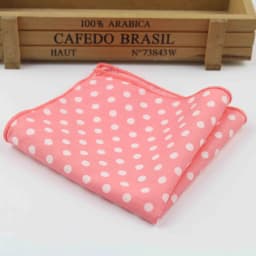Dot Cotton Handkerchiefs Woven Colorful Printing Round Pocket Square Mens Casual Circle Square Pockets Handkerchief Towels