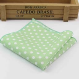 Dot Cotton Handkerchiefs Woven Colorful Printing Round Pocket Square Mens Casual Circle Square Pockets Handkerchief Towels