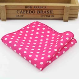 Dot Cotton Handkerchiefs Woven Colorful Printing Round Pocket Square Mens Casual Circle Square Pockets Handkerchief Towels