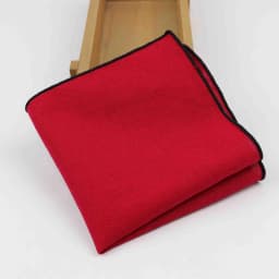 Solid Cotton Handkerchiefs Woven White Black Red Blue Pocket Square Mens Casual Square Pockets Handkerchief Towels