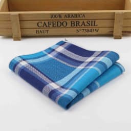 100% Cotton Hankerchief Scarves Vintage Hankies Men's Pocket Square Handkerchiefs Striped Solid Snot Rag 22*22 cm