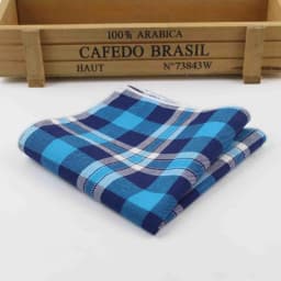 100% Cotton Hankerchief Scarves Vintage Hankies Men's Pocket Square Handkerchiefs Striped Solid Snot Rag 22*22 cm