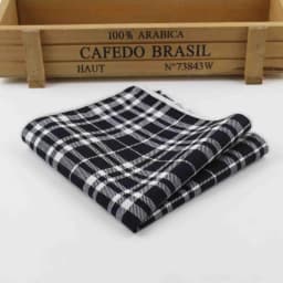 100% Cotton Hankerchief Scarves Vintage Hankies Men's Pocket Square Handkerchiefs Striped Solid Snot Rag 22*22 cm