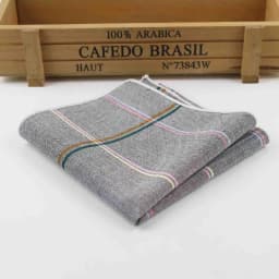 100% Cotton Hankerchief Scarves Vintage Hankies Men's Pocket Square Handkerchiefs Striped Solid Snot Rag 22*22 cm