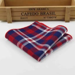 100% Cotton Hankerchief Scarves Vintage Hankies Men's Pocket Square Handkerchiefs Striped Solid Snot Rag 22*22 cm