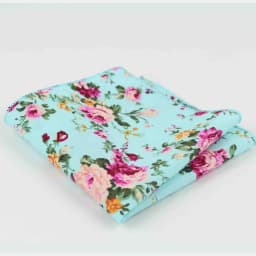 Cotton Handkerchiefs Woven Colorful Printing Flower Plaid Pocket Square Mens Casual Streak Square Pockets Handkerchief Towels