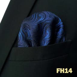 Men Pocket Square Handkerchief Multi Styles Paisley Floral Solid Jacquard Suit Pocket Towel Hanky Business Wedding Accessories