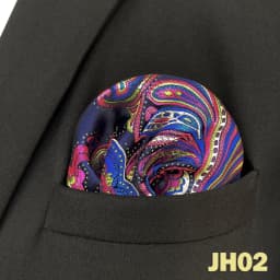 Men Pocket Square Handkerchief Multi Styles Paisley Floral Solid Jacquard Suit Pocket Towel Hanky Business Wedding Accessories