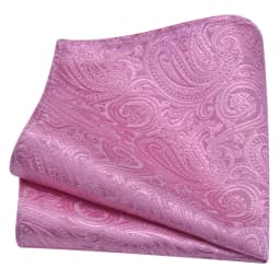 Ricnais Classic Silk Pattern Handkerchiefs 25cm*25cm Hanky Green Red Purple Orange Pocket Square For Man Wedding Business Party