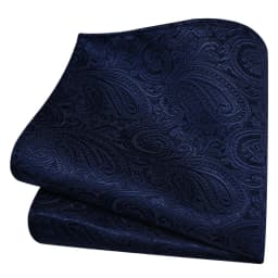 Ricnais Classic Silk Pattern Handkerchiefs 25cm*25cm Hanky Green Red Purple Orange Pocket Square For Man Wedding Business Party