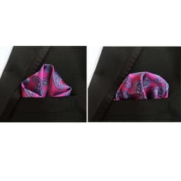 41 Colors 25*25cm Men's Business Suits Pocket Square Handkerchiefs for Wedding Paisley Dot Stripes Hankies Mens Pocket Towel