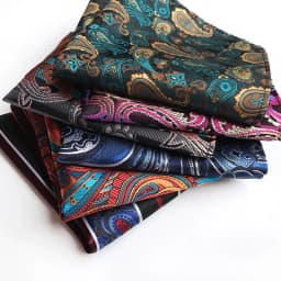 41 Colors 25*25cm Men's Business Suits Pocket Square Handkerchiefs for Wedding Paisley Dot Stripes Hankies Mens Pocket Towel