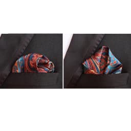 41 Colors 25*25cm Men's Business Suits Pocket Square Handkerchiefs for Wedding Paisley Dot Stripes Hankies Mens Pocket Towel