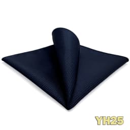 Luxury Mens Pocket Square Handkerchief Blue Navy Brown Paisley Jacquard Suit Hanky Large Classic Gentlemen Wedding Party Gift