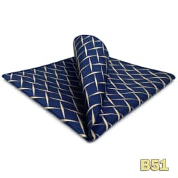 Luxury Mens Pocket Square Handkerchief Blue Navy Brown Paisley Jacquard Suit Hanky Large Classic Gentlemen Wedding Party Gift