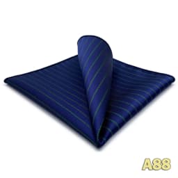 Luxury Mens Pocket Square Handkerchief Blue Navy Brown Paisley Jacquard Suit Hanky Large Classic Gentlemen Wedding Party Gift