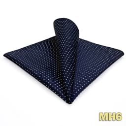 Luxury Mens Pocket Square Handkerchief Blue Navy Brown Paisley Jacquard Suit Hanky Large Classic Gentlemen Wedding Party Gift