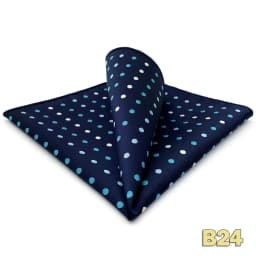 Luxury Mens Pocket Square Handkerchief Blue Navy Brown Paisley Jacquard Suit Hanky Large Classic Gentlemen Wedding Party Gift