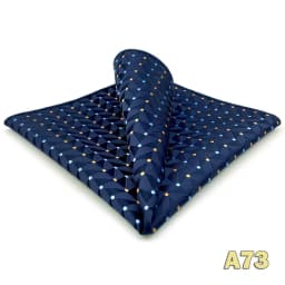 Luxury Mens Pocket Square Handkerchief Blue Navy Brown Paisley Jacquard Suit Hanky Large Classic Gentlemen Wedding Party Gift