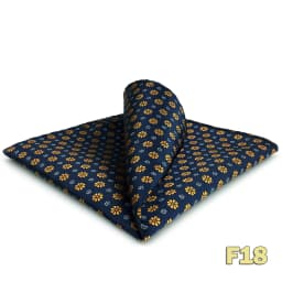 Luxury Mens Pocket Square Handkerchief Blue Navy Brown Paisley Jacquard Suit Hanky Large Classic Gentlemen Wedding Party Gift
