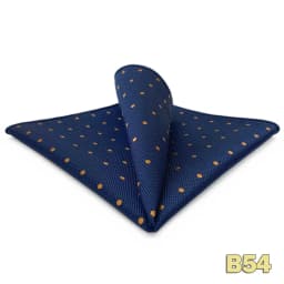 Luxury Mens Pocket Square Handkerchief Blue Navy Brown Paisley Jacquard Suit Hanky Large Classic Gentlemen Wedding Party Gift