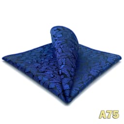 Luxury Mens Pocket Square Handkerchief Blue Navy Brown Paisley Jacquard Suit Hanky Large Classic Gentlemen Wedding Party Gift