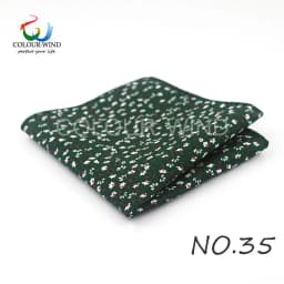 Top Cotton Pocket Square Fashion Flower Suit Ties For Men Paisley Shirt Handkerchief 22*22CM Wedding Towel Ladies Hankies Gift