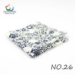 Top Cotton Pocket Square Fashion Flower Suit Ties For Men Paisley Shirt Handkerchief 22*22CM Wedding Towel Ladies Hankies Gift