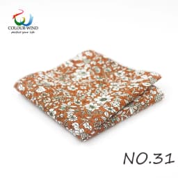 Top Cotton Pocket Square Fashion Flower Suit Ties For Men Paisley Shirt Handkerchief 22*22CM Wedding Towel Ladies Hankies Gift