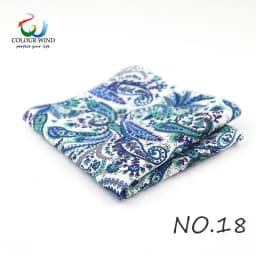 Top Cotton Pocket Square Fashion Flower Suit Ties For Men Paisley Shirt Handkerchief 22*22CM Wedding Towel Ladies Hankies Gift