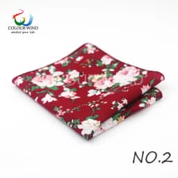 Top Cotton Pocket Square Fashion Flower Suit Ties For Men Paisley Shirt Handkerchief 22*22CM Wedding Towel Ladies Hankies Gift