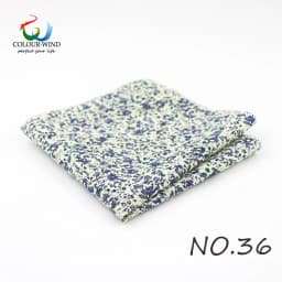 Top Cotton Pocket Square Fashion Flower Suit Ties For Men Paisley Shirt Handkerchief 22*22CM Wedding Towel Ladies Hankies Gift