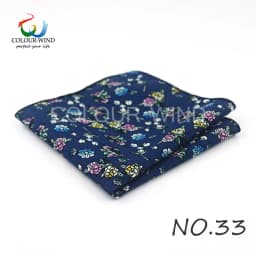 Top Cotton Pocket Square Fashion Flower Suit Ties For Men Paisley Shirt Handkerchief 22*22CM Wedding Towel Ladies Hankies Gift