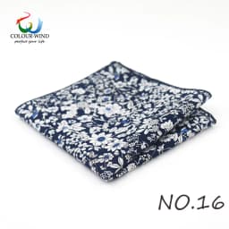 Top Cotton Pocket Square Fashion Flower Suit Ties For Men Paisley Shirt Handkerchief 22*22CM Wedding Towel Ladies Hankies Gift