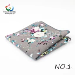 Top Cotton Pocket Square Fashion Flower Suit Ties For Men Paisley Shirt Handkerchief 22*22CM Wedding Towel Ladies Hankies Gift