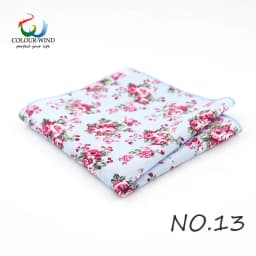 Top Cotton Pocket Square Fashion Flower Suit Ties For Men Paisley Shirt Handkerchief 22*22CM Wedding Towel Ladies Hankies Gift