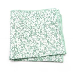 Fashionable Men's 25cm Floral Cotton Handkerchief Casual Color Printed Scarf Suit Shirt Accessories Wedding Gift