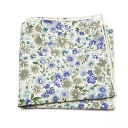 Fashionable Men's 25cm Floral Cotton Handkerchief Casual Color Printed Scarf Suit Shirt Accessories Wedding Gift