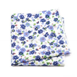 Fashionable Men's 25cm Floral Cotton Handkerchief Casual Color Printed Scarf Suit Shirt Accessories Wedding Gift