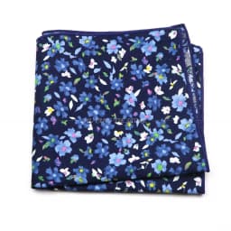 Fashionable Men's 25cm Floral Cotton Handkerchief Casual Color Printed Scarf Suit Shirt Accessories Wedding Gift
