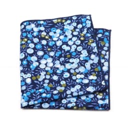 Fashionable Men's 25cm Floral Cotton Handkerchief Casual Color Printed Scarf Suit Shirt Accessories Wedding Gift